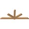 Ekena Millwork Kennewick Timber Gable Bracket, Western Red Cedar, 96"W x 40"H x 3 1/2"D x 5 1/2"F, 10/12 Pitch GBW096X40X0406KEN00SWR - alternate 5